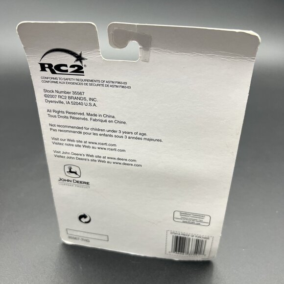 2007 ERTL John Deere Tractor Loader with Wagon New 37541A -E - Picture 8 of 12